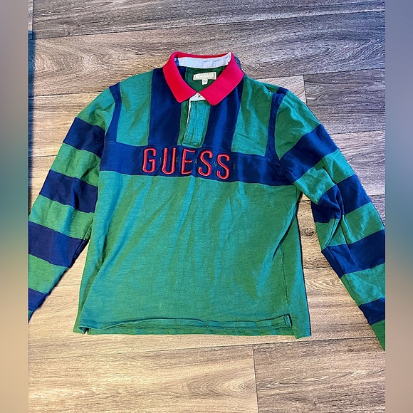 Guess Shirts Vintage Guess Rugby Poshmark